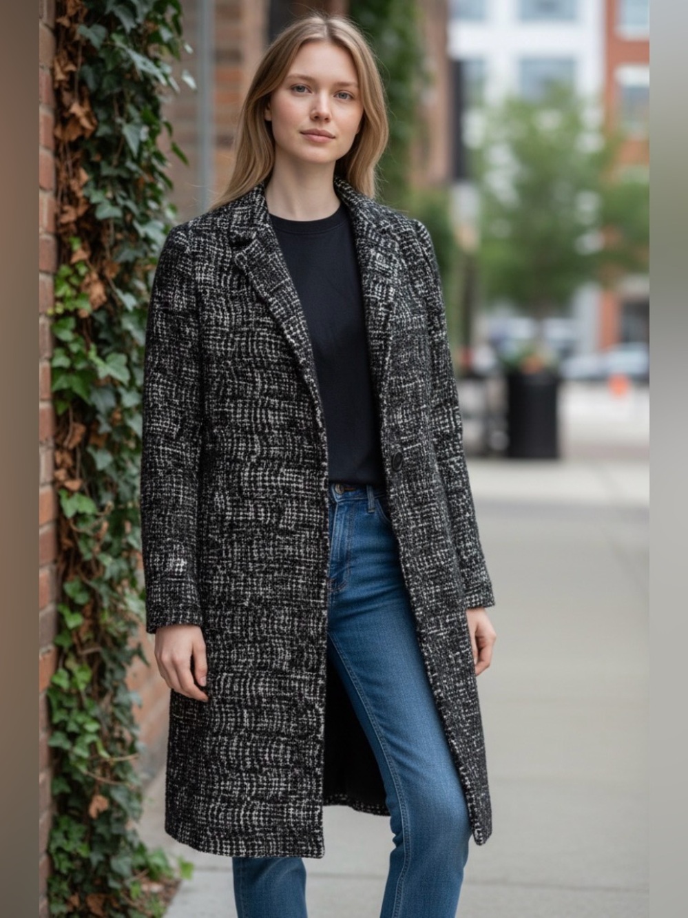 Annette Görtz Tufted Tweed Coat